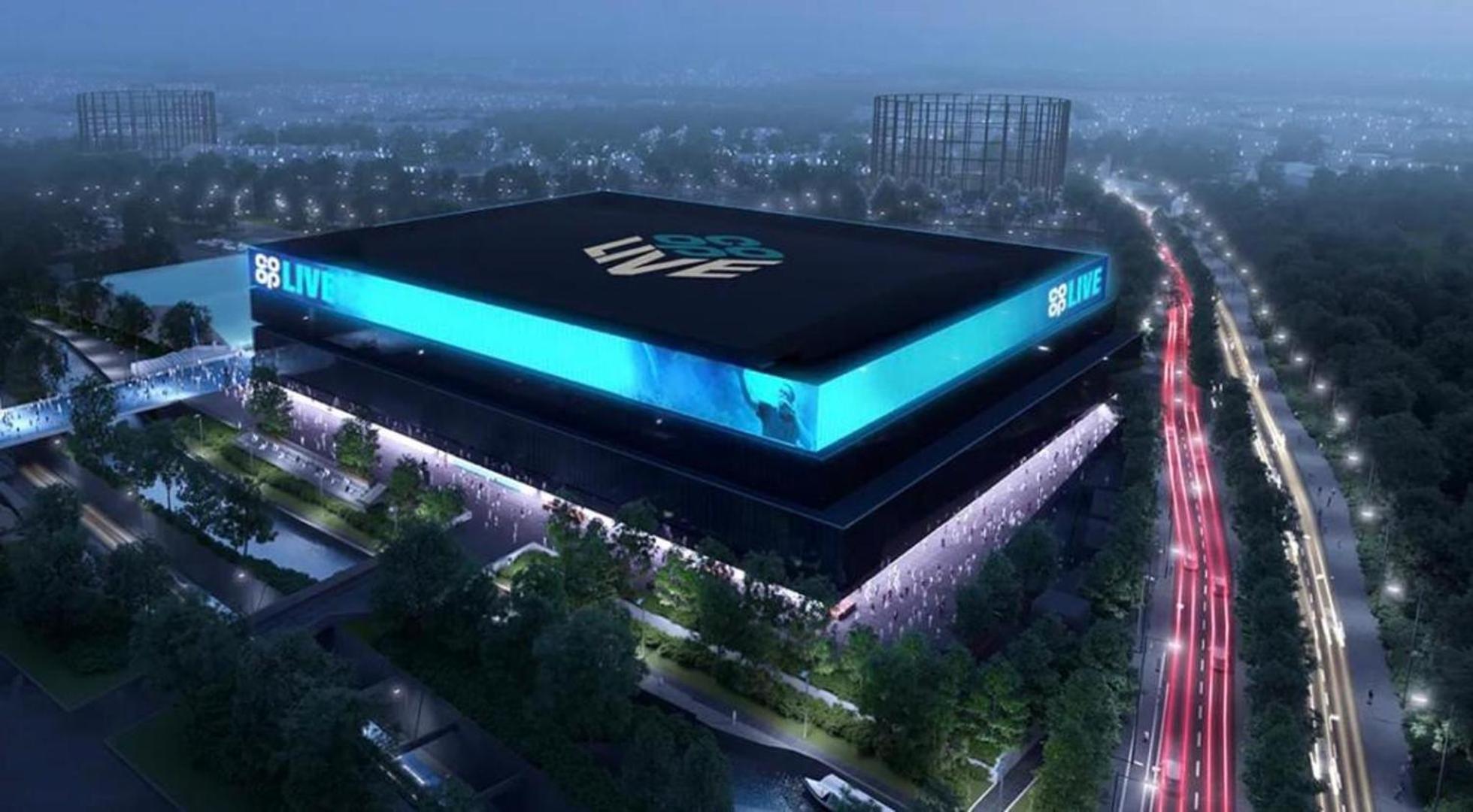 Manchester City Football Stadium View Екстериор снимка